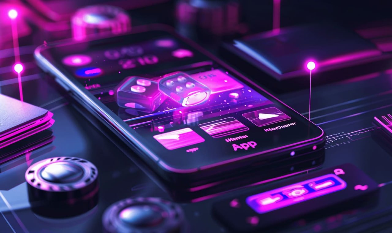 Antarmuka permainan Push Gaming di layar smartphone